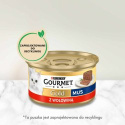 Gourmet Gold Karma mokra dla kotów dorosłych pyszny mus z wołowiną 85 g