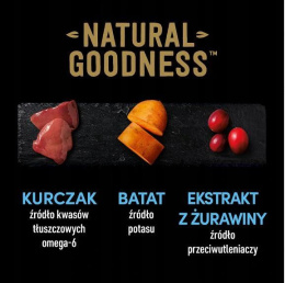 CESAR mokra karma dla psa bezzbożowa kurczak z ziemniakami, groszkiem i żurawiną 400g CESAR