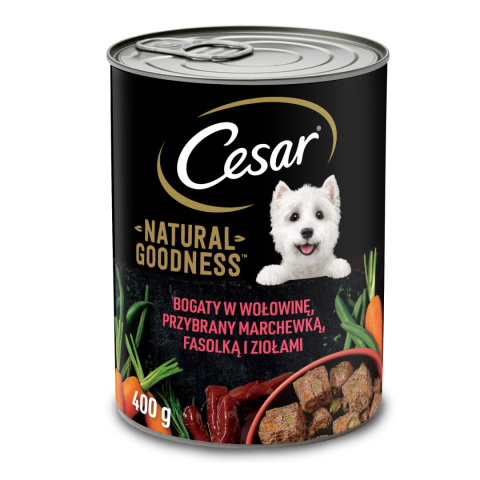 CESAR mokra karma dla psa bez zbóż wołowina z marchewką 400 g CESAR CESAR mokra karma dla psa bez zbóż wołowina z marchewką 400 g CESAR