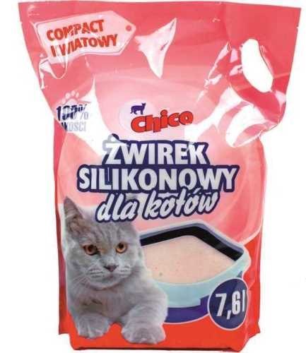 Chico Żwirek silikonowy 7,6l - compact kwiatowy Rokus Chico Żwirek silikonowy 7,6l - compact kwiatowy Rokus