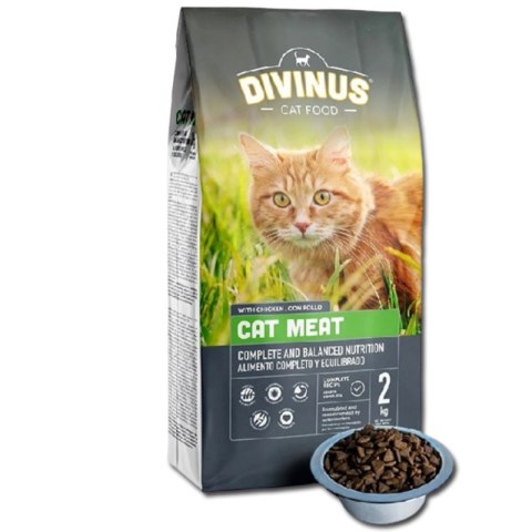 Divinus Cat Meat dla kotów dorosłych 2kg Divinus Divinus Cat Meat dla kotów dorosłych 2kg Divinus