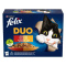 Felix Fantastic Duo Karma dla kotów Wiejskie Smaki mięsne w galaretce 12 x 85 g