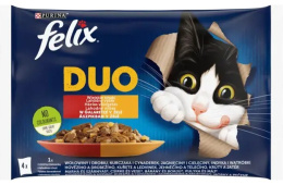 Felix Fantastic Duo Wiejskie Smaki w galaretce 340 g ( 4x85g)
