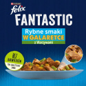 Felix Fantastic mokra karma dla kota ryba z warzywami galaretka 4x85g
