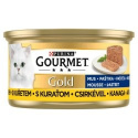 Gourmet Gold Karma mokra dla dorosłych kotów mus z kurczakiem 85 g