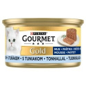 Gourmet Gold Karma mokra dla dorosłych kotów mus z tuńczykiem 85 g