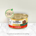 Gourmet Gold Karma mokra dla kotów dorosłych z wołowiną 85 g