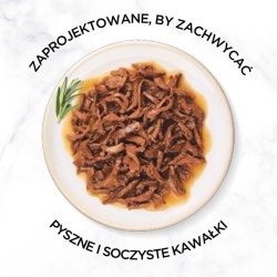 Gourmet Gold Karma mokra dla kotów dorosłych z wołowiną 85 g Gourmet Gold Karma mokra dla kotów dorosłych z wołowiną 85 g