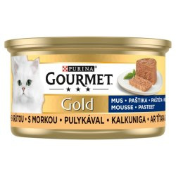 Gourmet Gold Karma mokra dla kotów pyszny mus z indykiem 85 g