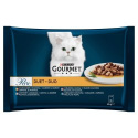Gourmet Perle Karma mokra dla kotów dorosłych duet mięsny 340 g (4 x 85 g)