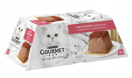 Gourmet Revelations Karma dla kotów mus z łososiem 114 g (2 x 57 g)