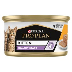 PRO PLAN Kitten Mus z Kurczakiem Mokra karma dla kociąt 85 g puszka