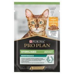 PRO PLAN Sterilised Maintenance Karma dla kotów z kurczakiem w sosie 85 g