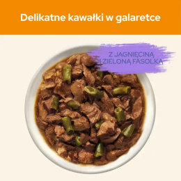 PURINA CAT CHOW Adult Mokra karma jagnięcina i zielona fasolka dla kotów 85 g