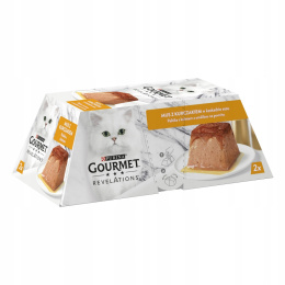 Gourmet Revelations Karma dla kotów mus z kurczakiem w sosie 2 x 57 g