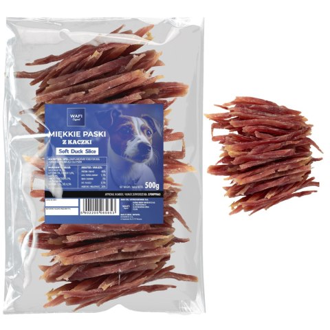 WAFI MIĘKKIE PASKI Z KACZKI 500G WAFI WAFI MIĘKKIE PASKI Z KACZKI 500G WAFI