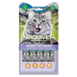 [Zestaw] ARQUIVET Kremowa przekąska z tuńczykiem i krabem 12 x 5X14 g Arquivet