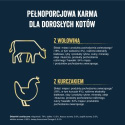 Felix Tasty Shreds Karma dla dorosłych kotów wołowina kurczak w sosie 4x80g