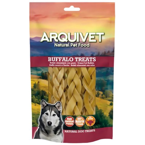 ARQUIVET BUFFALO Pleciona skóra z bawoła - 12cm - 100g Arquivet ARQUIVET BUFFALO Pleciona skóra z bawoła - 12cm - 100g Arquivet