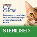 CAT CHOW Sterilised Mokra karma dla kotów z jagnięciną i fasolką sos 85 g