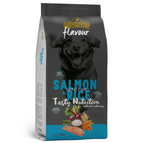 Divinus FLAVOUR łosoś z ryżem 18 kg Divinus