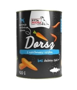 Dorsz z marchewką i krylem 400g