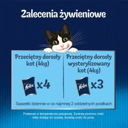 FELIX Fantastic Mokra karma dla kotów kurczak w galaretce 85 g FELIX Fantastic Mokra karma dla kotów kurczak w galaretce 85 g