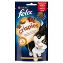 Felix Crispies Przekąski dla kota o smaku wołowiny i kurczaka 45 g Felix Crispies Przekąski dla kota o smaku wołowiny i kurczaka 45 g