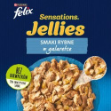 Felix Sensations Jellies Karma dla kotów smaki rybne w galaretce 4 x 85 g