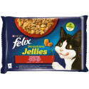 Felix Sensations Jellies Karma dla kotów wiejskie smaki w galaretce 4x 85 g