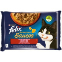 Felix Sensations Sauce Karma dla kotów wiejskie smaki Indyk w sosie 4x 85 g