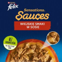 Felix Sensations Sauce Karma dla kotów wiejskie smaki Indyk w sosie 4x 85 g