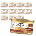 Gourmet Gold Karma dla kotów casserole z kaczką i indykiem w sosie 12x85 g