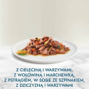 Gourmet Perle Karma dla kotów mini fileciki w sosie z warzywami 4 x 85 g