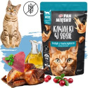 KARMA MOKRA DLA KOTA PAN MIĘSKO SASZETKA INDYK TUŃCZYK 85G BEZZBOŻOWA
