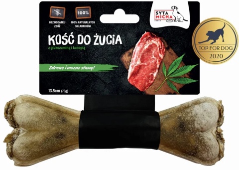 Syta Micha Kość do żucia dla psa na mocne stawy 13,5 cm Syta Micha Kość do żucia dla psa na mocne stawy 13,5 cm