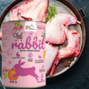 MOKRA KARMA DLA PSA CHEF KRÓLIK Z WARZYWAMI KARMY DLA SZCZENIĄT JUNIOR 400G