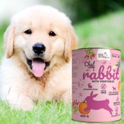 MOKRA KARMA DLA PSA CHEF KRÓLIK Z WARZYWAMI KARMY DLA SZCZENIĄT JUNIOR 400G MOKRA KARMA DLA PSA CHEF KRÓLIK Z WARZYWAMI KARMY DLA SZCZENIĄT JUNIOR 400G