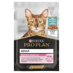 PRO PLAN Delicate Digestion Karma dla kotów z rybą oceaniczną w sosie 85 g