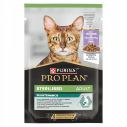 Pro Plan Sterilised Purina z indykiem w galarecie saszetka 85g