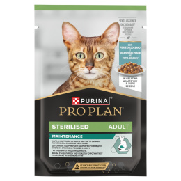 Purina Pro Plan Sterilised kawałki z rybami oceanicznymi w galaretce 85 g