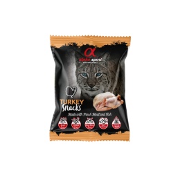 Przysmak dla kota Alpha Spirit Turkey Snacks 50 g