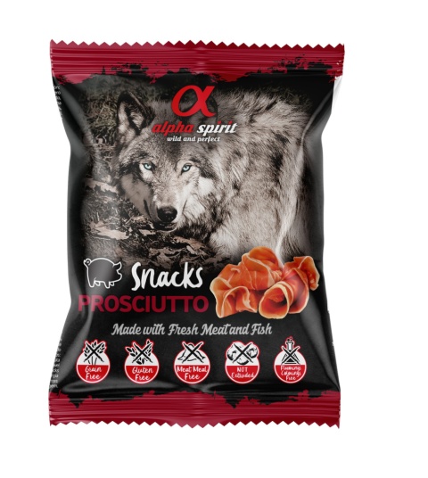 Przysmak dla psa Alpha Spirit Prosciutto Snacks 50 g Przysmak dla psa Alpha Spirit Prosciutto Snacks 50 g