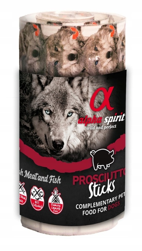Alpha Spirit Przysmak dla psa Prosciutto Sticks Alpha Spirit Przysmak dla psa Prosciutto Sticks