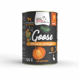 Syta Micha Gęś z morelą i dynią 400g