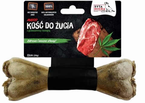 Syta Micha Kość do żucia dla psa na mocne stawy 22cm MAXXI Syta Micha Kość do żucia dla psa na mocne stawy 22cm MAXXI