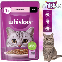Whiskas łosoś w sosie