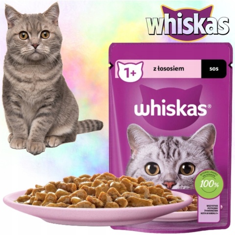 Whiskas łosoś w sosie Whiskas łosoś w sosie