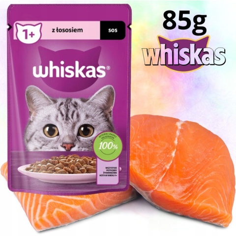 Whiskas łosoś w sosie Whiskas łosoś w sosie