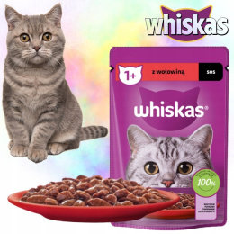 Whiskas wołowina w sosie